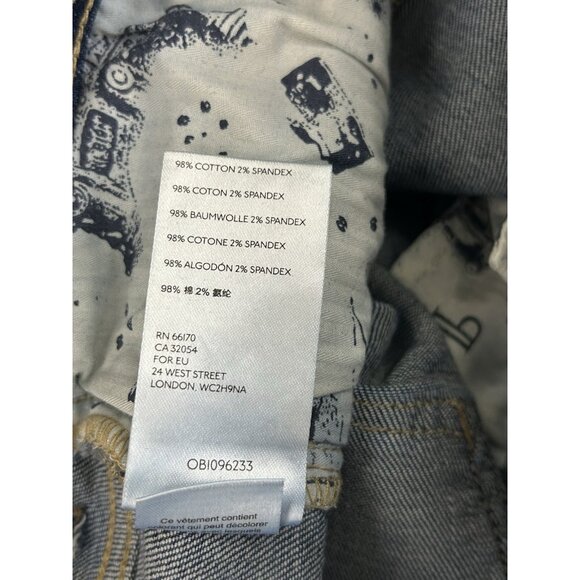PILCRO Anthropologie Womens 29 Slim Boyfriend Jeans Straight  Mid Rise Medium - Picture 9 of 16